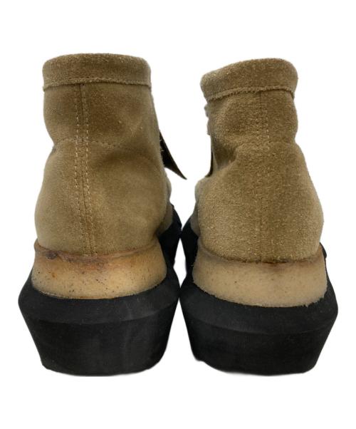 sacai（サカイ）sacai (サカイ) CLARKS (クラークス) Hybrid Wallabee Boots（ハイブリット ワラビー ブーツ） ベージュ サイズ:6 1/2の古着・服飾アイテム