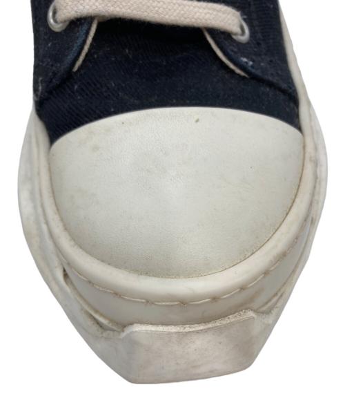 DRKSHDW（ダークシャドウ）DRKSHDW (ダークシャドウ) ABSTRACT LOW SNEAKS（アブストラクト ロー スニーカー） ブラック×ホワイト サイズ:36の古着・服飾アイテム