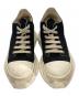 DRKSHDW (ダークシャドウ) ABSTRACT LOW SNEAKS（アブストラクト ロー スニーカー） ブラック×ホワイト サイズ:36：50000円