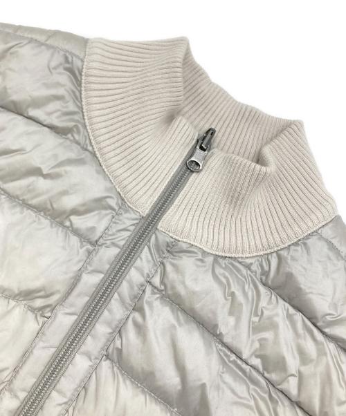 Falconeri（ファルコネ―リ）Falconeri (ファルコネ―リ) リバーシブルカシミヤダウンベスト グレー サイズ:Mの古着・服飾アイテム