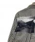 中古・古着 PAUL SMITH (ポールスミス) Photo Stripe プリントシャツ ホワイト×ブラック サイズ:XL：12000円