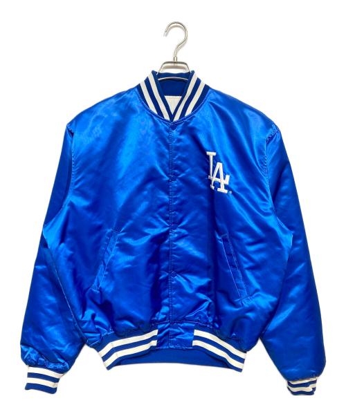STARTER（スターター）STARTER (スターター) ナイロンスタジャン ブルー サイズ:XLの古着・服飾アイテム