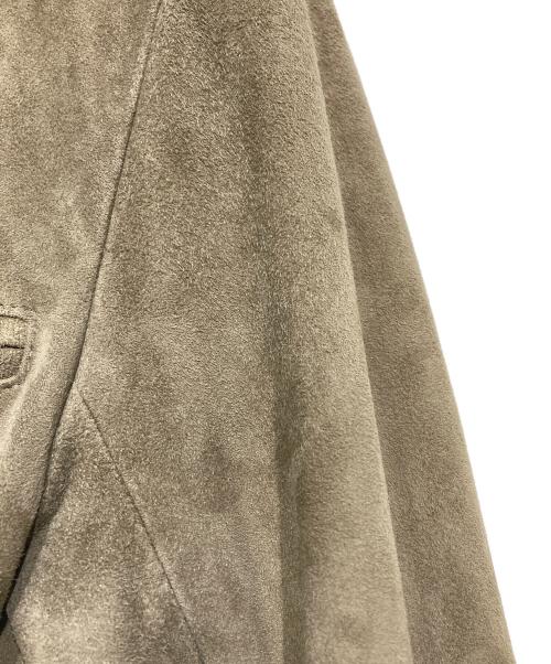 Cinquanta（チンクワンタ）Cinquanta (チンクワンタ) ゴートレザー スエードジャケット ベージュ サイズ:44の古着・服飾アイテム