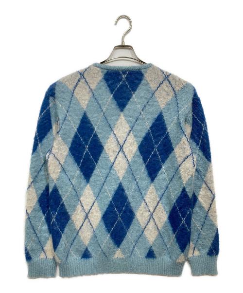 Needles（ニードルズ）Needles (ニードルズ) モヘヤ混カーディガン ブルー サイズ:Mの古着・服飾アイテム