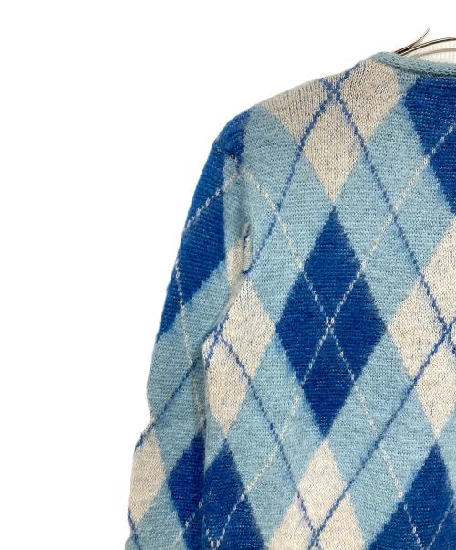 Needles（ニードルズ）Needles (ニードルズ) モヘヤ混カーディガン ブルー サイズ:Mの古着・服飾アイテム