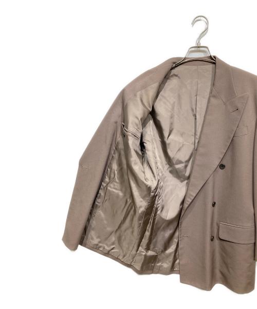 Jean Paul Gaultier homme（ジャンポールゴルチェオム）Jean Paul Gaultier homme (ジャンポールゴルチェオム) ダブルジャケットセットアップ ブラウン サイズ:48の古着・服飾アイテム