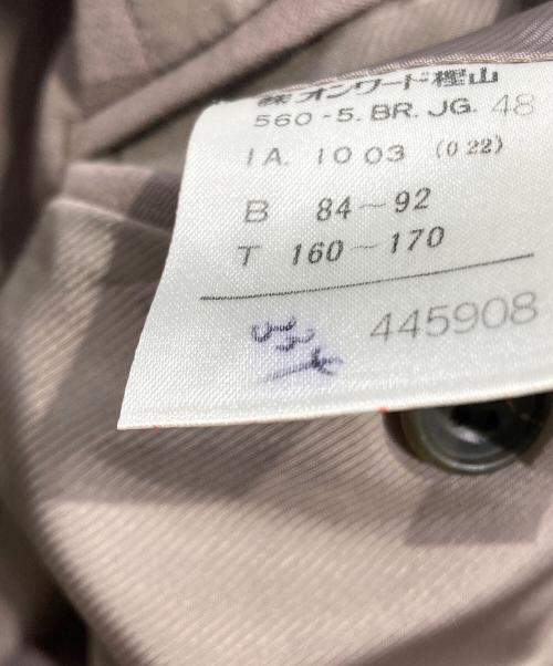 Jean Paul Gaultier homme（ジャンポールゴルチェオム）Jean Paul Gaultier homme (ジャンポールゴルチェオム) ダブルジャケットセットアップ ブラウン サイズ:48の古着・服飾アイテム