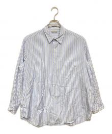 COMME des GARCONS HOMME（コムデギャルソン オム）の古着「長袖ストライプシャツ」｜ブルー