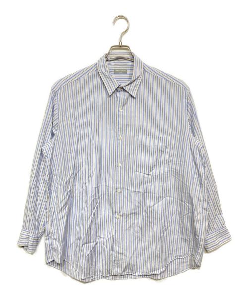 COMME des GARCONS HOMME（コムデギャルソン オム）COMME des GARCONS HOMME (コムデギャルソン オム) 長袖ストライプシャツ ブルー サイズ:不明の古着・服飾アイテム