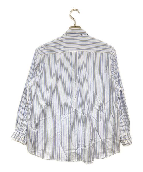 COMME des GARCONS HOMME（コムデギャルソン オム）COMME des GARCONS HOMME (コムデギャルソン オム) 長袖ストライプシャツ ブルー サイズ:不明の古着・服飾アイテム