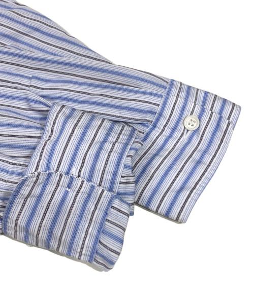 COMME des GARCONS HOMME（コムデギャルソン オム）COMME des GARCONS HOMME (コムデギャルソン オム) 長袖ストライプシャツ ブルー サイズ:不明の古着・服飾アイテム
