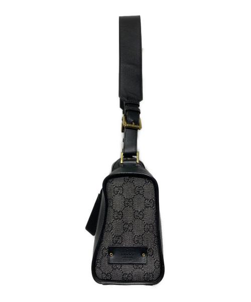 GUCCI（グッチ）GUCCI (グッチ) GG柄 ワンショルダーバッグ ブラックの古着・服飾アイテム