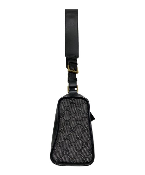 GUCCI（グッチ）GUCCI (グッチ) GG柄 ワンショルダーバッグ ブラックの古着・服飾アイテム
