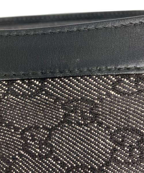 GUCCI（グッチ）GUCCI (グッチ) GG柄 ワンショルダーバッグ ブラックの古着・服飾アイテム