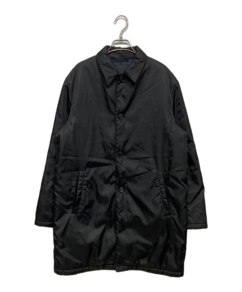 PRADA（プラダ）PRADA (プラダ) ナイロンパテッドステンカラーコート ブラック サイズ:50の古着・服飾アイテム