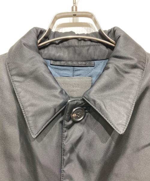 PRADA（プラダ）PRADA (プラダ) ナイロンパテッドステンカラーコート ブラック サイズ:50の古着・服飾アイテム