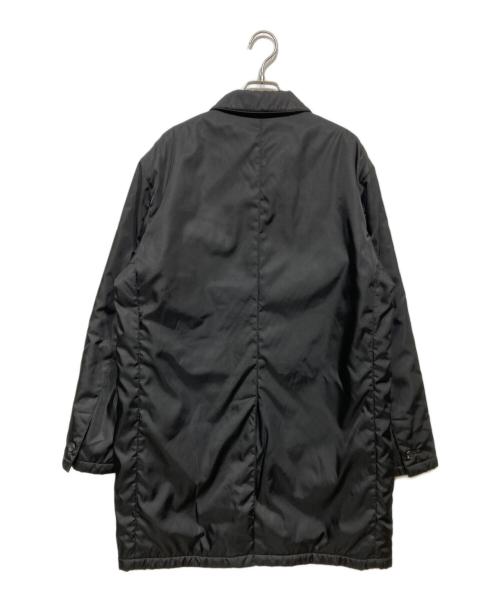 PRADA（プラダ）PRADA (プラダ) ナイロンパテッドステンカラーコート ブラック サイズ:50の古着・服飾アイテム