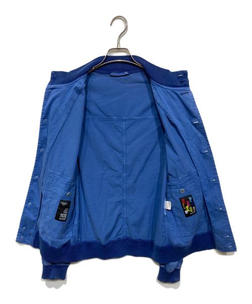 valstarino（ヴァルスタリーノ）valstarino (ヴァルスタリーノ) コットンストレッチ バルスタージャケット ブルー サイズ:46の古着・服飾アイテム