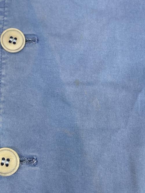 valstarino（ヴァルスタリーノ）valstarino (ヴァルスタリーノ) コットンストレッチ バルスタージャケット ブルー サイズ:46の古着・服飾アイテム