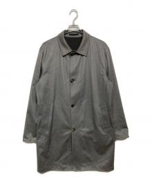 KIRED（キーレッド）の古着「カシミヤ×ウールナイロン リバーシブルコート」｜グレー×ブラック