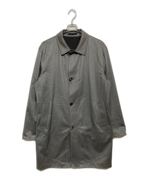 KIRED（キーレッド）KIRED (キーレッド) カシミヤ×ウールナイロン リバーシブルコート グレー×ブラック サイズ:52の古着・服飾アイテム