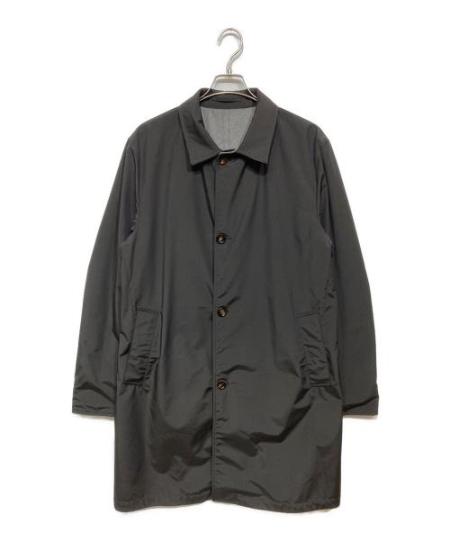 KIRED（キーレッド）KIRED (キーレッド) カシミヤ×ウールナイロン リバーシブルコート グレー×ブラック サイズ:52の古着・服飾アイテム