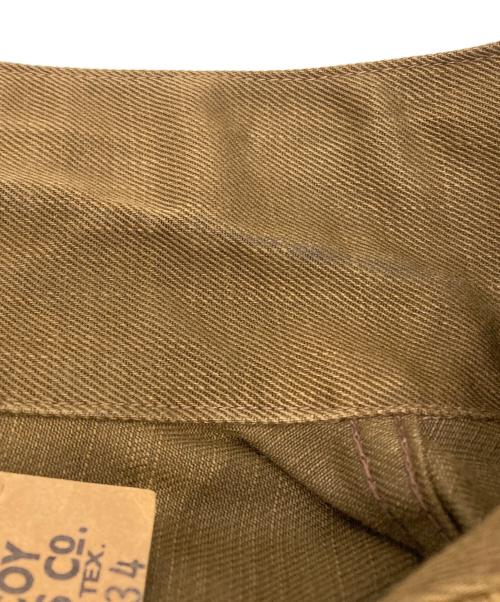 THE REAL McCOY'S（ザ・リアルマッコイズ）THE REAL McCOY'S (ザ・リアルマッコイズ) トラッカージャケット ブラウン サイズ:34の古着・服飾アイテム