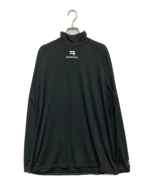 BALENCIAGA（バレンシアガ）BALENCIAGA (バレンシアガ) ロングスリーブカットソー ブラック サイズ:Mの古着・服飾アイテム