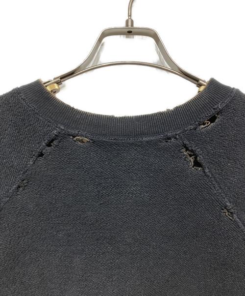 LON（ロン）LON (ロン) TWO SIDE SWEATSHIRT（ツー サイド スウェットシャツ） ブラック×ブラウン サイズ:　の古着・服飾アイテム