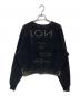 LON (ロン) TWO SIDE SWEATSHIRT（ツー サイド スウェットシャツ） ブラック×ブラウン サイズ:　：15000円