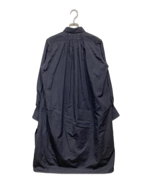 Maison Margiela（メゾンマルジェラ）Maison Margiela (メゾンマルジェラ) シャツドレスワンピース ネイビー サイズ:40の古着・服飾アイテム