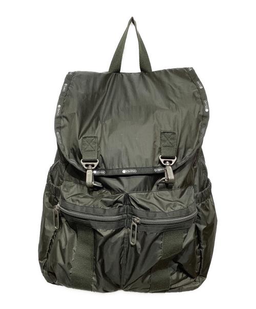 LeSportsac（レスポートサック）LeSportsac (レスポートサック) モダンフラップバックパック グレーの古着・服飾アイテム