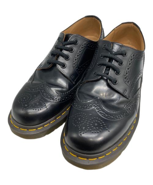 Dr.Martens（ドクターマーチン）Dr.Martens (ドクターマーチン) COMME des GARCONS HOMME DEUX (コムデギャルソン オム ドゥ) ウィングチップシューズ ブラック サイズ:9の古着・服飾アイテム