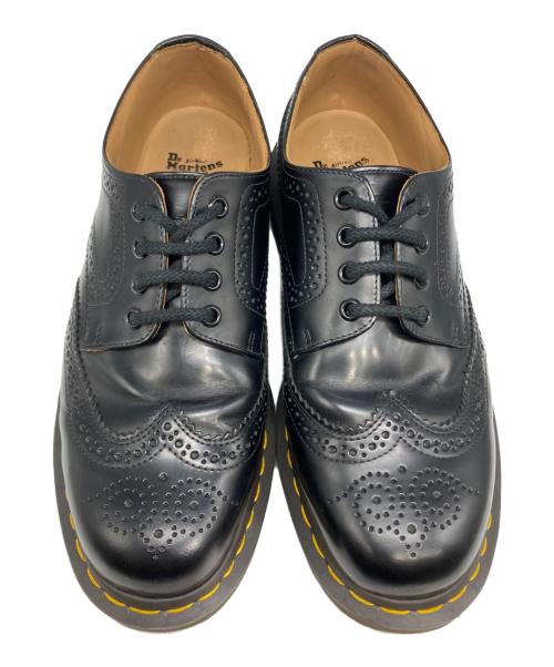 Dr.Martens（ドクターマーチン）Dr.Martens (ドクターマーチン) COMME des GARCONS HOMME DEUX (コムデギャルソン オム ドゥ) ウィングチップシューズ ブラック サイズ:9の古着・服飾アイテム