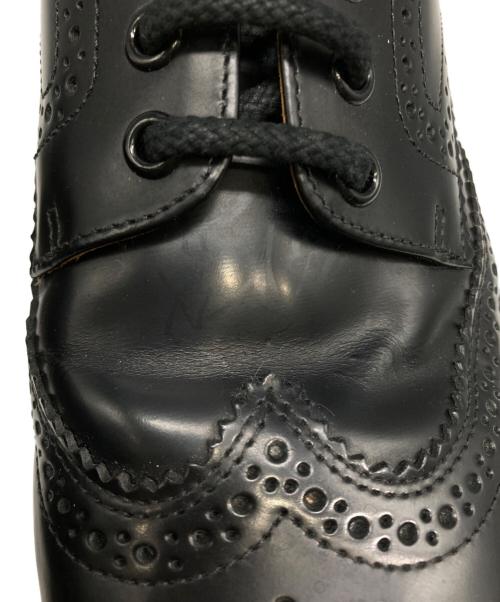 Dr.Martens（ドクターマーチン）Dr.Martens (ドクターマーチン) COMME des GARCONS HOMME DEUX (コムデギャルソン オム ドゥ) ウィングチップシューズ ブラック サイズ:9の古着・服飾アイテム