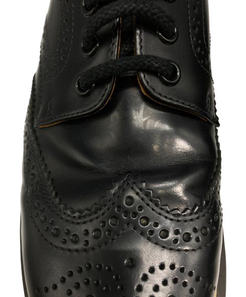 Dr.Martens（ドクターマーチン）Dr.Martens (ドクターマーチン) COMME des GARCONS HOMME DEUX (コムデギャルソン オム ドゥ) ウィングチップシューズ ブラック サイズ:9の古着・服飾アイテム