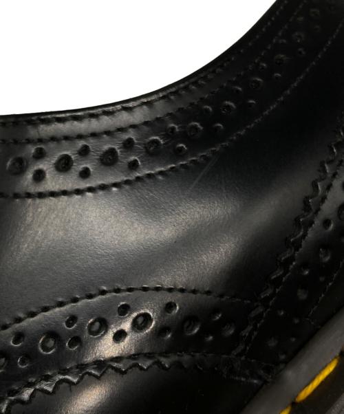 Dr.Martens（ドクターマーチン）Dr.Martens (ドクターマーチン) COMME des GARCONS HOMME DEUX (コムデギャルソン オム ドゥ) ウィングチップシューズ ブラック サイズ:9の古着・服飾アイテム