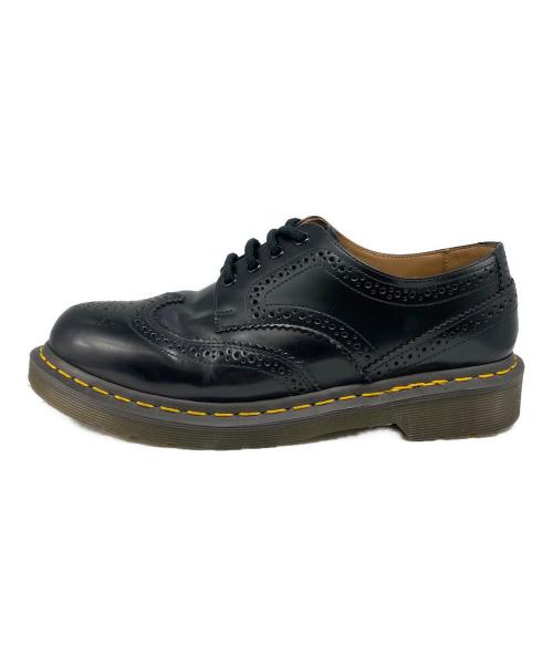 Dr.Martens（ドクターマーチン）Dr.Martens (ドクターマーチン) COMME des GARCONS HOMME DEUX (コムデギャルソン オム ドゥ) ウィングチップシューズ ブラック サイズ:9の古着・服飾アイテム