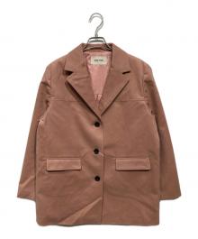 THE TOE（ザ・トゥー）の古着「Piraeus Suede Jacket（ピレウス シェード ジャケット）」｜ピンク
