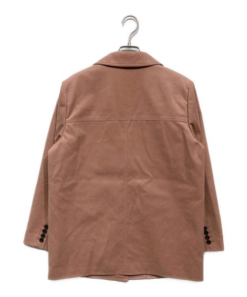 THE TOE（ザ・トゥー）THE TOE (ザ・トゥー) Piraeus Suede Jacket（ピレウス シェード ジャケット） ピンク サイズ:Sの古着・服飾アイテム