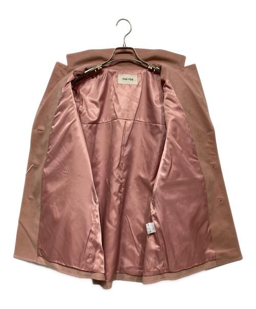 THE TOE（ザ・トゥー）THE TOE (ザ・トゥー) Piraeus Suede Jacket（ピレウス シェード ジャケット） ピンク サイズ:Sの古着・服飾アイテム