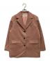 THE TOE（ザ・トゥー）の古着「Piraeus Suede Jacket（ピレウス シェード ジャケット）」｜ピンク