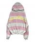 scuffers (スカッファー) ボーダーパーカー グレー×ピンク サイズ:M：12000円