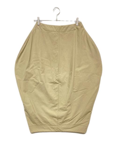 BOTTEGA VENETA（ボッテガベネタ）BOTTEGA VENETA (ボッテガベネタ) コクーンラップスカート ベージュ サイズ:40の古着・服飾アイテム