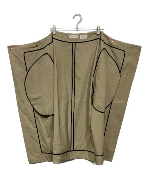 BOTTEGA VENETA（ボッテガベネタ）BOTTEGA VENETA (ボッテガベネタ) コクーンラップスカート ベージュ サイズ:40の古着・服飾アイテム
