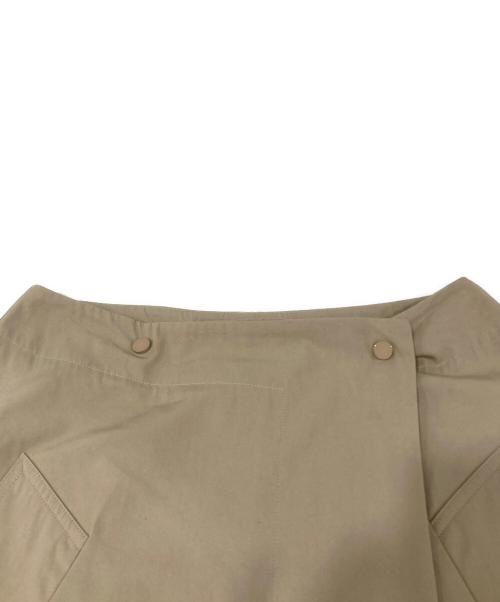 BOTTEGA VENETA（ボッテガベネタ）BOTTEGA VENETA (ボッテガベネタ) コクーンラップスカート ベージュ サイズ:40の古着・服飾アイテム