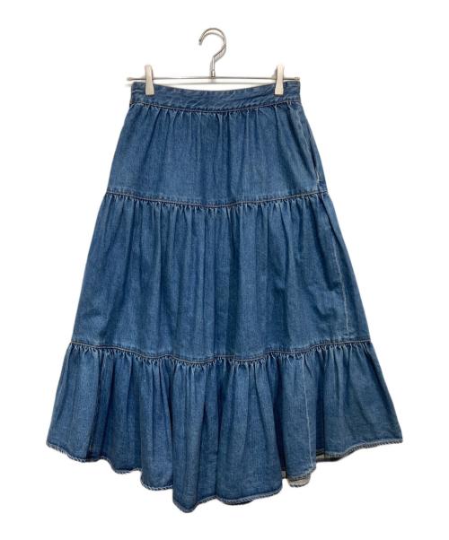 CELINE（セリーヌ）CELINE (セリーヌ) デニムスカート インディゴ サイズ:26の古着・服飾アイテム