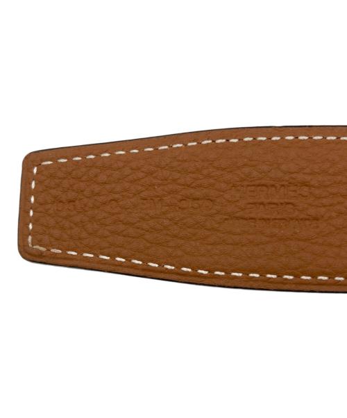 HERMES（エルメス）HERMES (エルメス) コンスタンスレザーベルト ブラック サイズ:95の古着・服飾アイテム