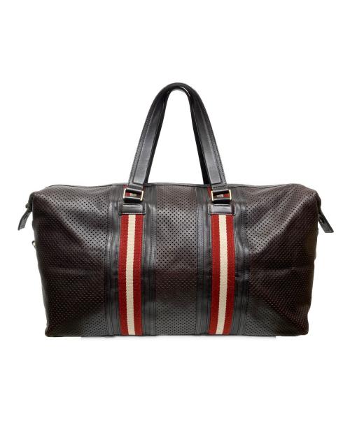 BALLY（バリー）BALLY (バリー) レザーボストン2WAYバッグ ブラウンの古着・服飾アイテム