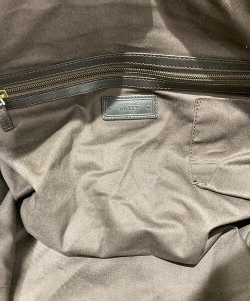 BALLY（バリー）BALLY (バリー) レザーボストン2WAYバッグ ブラウンの古着・服飾アイテム
